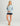 Huk women's Edisto Heritage Terry Crew in Heron Blue, breathable fishing fleece, back view
