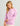 Huk women's Edisto Heritage Terry Crew in Oleander, breathable fishing fleece, front view, additional angle