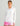 Huk women's Tide Point Oversized Shirt in White, breathable performance fishing shirt, front view, alternate angle