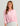 Huk women's Tide Point Oversized Shirt in Oleander, UPF 50+ sun protection performance fishing shirt, front view, additional angle