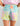 Huk women's Pursuit Volley Swim Short in Pale Algae Beach Vibes, 4-way stretch fishing shorts, side view