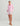 Huk women's Pursuit Volley Swim Short in Oleander Conch Shell, quick-drying fishing shorts, back view