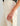 Huk women's Cruiser Wide Leg Crop in Egret, stretch fishing bottoms, fabric and stitching close-up