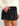 Huk women's Isla Short in Black, UPF 30+ sun protection fishing shorts, front view, additional angle
