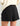 Huk women's Isla Short in Black, moisture-wicking fishing shorts, side profile view