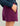 Maroon shorts with elastic waistband and side pockets, worn with navy long-sleeve top.