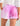 Huk women's Isla Short in Oleander Ombre, UPF 30+ sun protection fishing shorts, side profile view