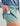 Huk women's Embark Skort in Mineral Blue, moisture-wicking fishing bottoms, fabric and stitching close-up