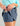 Huk women's Embark Skort in Vintage Indigo, quick-drying fishing bottoms, construction detail