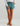 Huk women's Embark Short in North Atlantic, UPF 50+ sun protection fishing shorts, front view, alternate angle