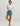 Huk women's Embark Short in North Atlantic, stretch fishing shorts, back view