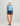 Huk women's Embark Short in Sea Storm, stretch fishing shorts, back view