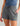 Huk women's Bayside Short in Anchor Heather, quick-drying fishing shorts, front view