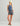 Huk women's Bayside Short in Anchor Heather, quick-drying fishing shorts, back view