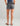Huk women's Bayside Short in Anchor Heather, quick-drying fishing shorts, side profile view
