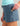 Huk women's Bayside Short in Vintage Indigo Heather, 4-way stretch fishing shorts, fabric and stitching close-up