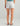 Huk women's Marina Short in Seagull, stretch fishing shorts, side view