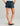 Huk women's Marina Short in Sea Storm, stretch fishing shorts, side view