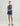 Huk women's America 250 Isla Short in Navy Stars, UPF 30+ sun protection fishing shorts, back view