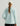 Huk women's Storm Jacket 2.0 in Heron Blue, rain jacket, side view