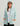 Huk women's Storm Jacket 2.0 in Heron Blue, rain jacket, material close-up