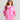 Huk women's Storm Jacket 2.0 in Bright Pink, rain jacket, front view