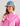 Huk women's Storm Jacket 2.0 in Bright Pink, rain jacket, front view, additional angle