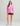 Huk women's Storm Jacket 2.0 in Bright Pink, rain jacket, back view