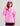 Huk women's Storm Jacket 2.0 in Bright Pink, rain jacket, side profile view