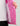 Huk women's Storm Jacket 2.0 in Bright Pink, rain jacket, fabric texture detail