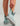 Huk women's Rogue Wave Boots in Heron Blue, breathable deck boots, construction detail