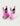 Huk women's Rogue Wave Boots in Bright Pink, breathable deck boots, back view