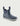 Huk women's Rogue Wave Boots in Vintage Indigo Sea Spray, breathable deck boots, fabric and stitching close-up