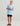 Huk kids' Salute Tee in Cerulean, short-sleeve fishing t-shirt, back view