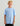 Huk kids' Salute Tee in Cerulean, short-sleeve fishing t-shirt, side view
