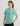 Huk youth Girls Sandy Toes Tee in Marine Blue Heather, short-sleeve fishing t-shirt, side view