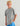Huk kids' KC Americana Tee in Sharkskin Heather, short-sleeve fishing t-shirt, side view