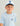 Light blue t-shirt with blue "Huk Fishing" graphic on chest, worn by child with white and blue baseball cap.