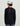 Huk kids' Pursuit Performance Crew in Black, breathable long-sleeve performance fishing shirt, back view