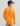 Huk kids' Pursuit Performance Crew in Flare Orange, stretch long-sleeve performance fishing shirt, side view