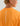 Huk kids' Pursuit Performance Crew in Flare Orange, stretch long-sleeve performance fishing shirt, material close-up