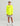 Huk kids' Pursuit Performance Crew in Neon Yellow, vented long-sleeve performance fishing shirt, back view