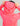 Huk kids' Icon Performance Hoodie in Neon Coral, breathable long-sleeve fishing hoodie, back view, alternate angle