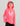 Huk kids' Icon Performance Hoodie in Neon Coral, breathable long-sleeve fishing hoodie, front view, additional angle