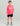 Huk kids' Icon Performance Hoodie in Neon Coral, breathable long-sleeve fishing hoodie, front view, alternate angle