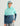 Huk kids' Pursuit Performance Graphic Hoodie in Caicos, breathable long-sleeve fishing hoodie, side profile view