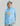 Huk kids' Pursuit Performance Hoodie in Cerulean Tie-Dye, vented long-sleeve fishing hoodie, front view, alternate angle