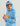 Huk kids' Pursuit Performance Hoodie in Cerulean Tie-Dye, vented long-sleeve fishing hoodie, fabric and stitching close-up
