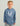Child wearing blue camouflage hoodie with white Huk logo on chest and sleeve.
