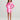 Huk youth Girls Pursuit Cover-Up Dress in Oleander Ombre, UPF 50+ sun protection dress, back view